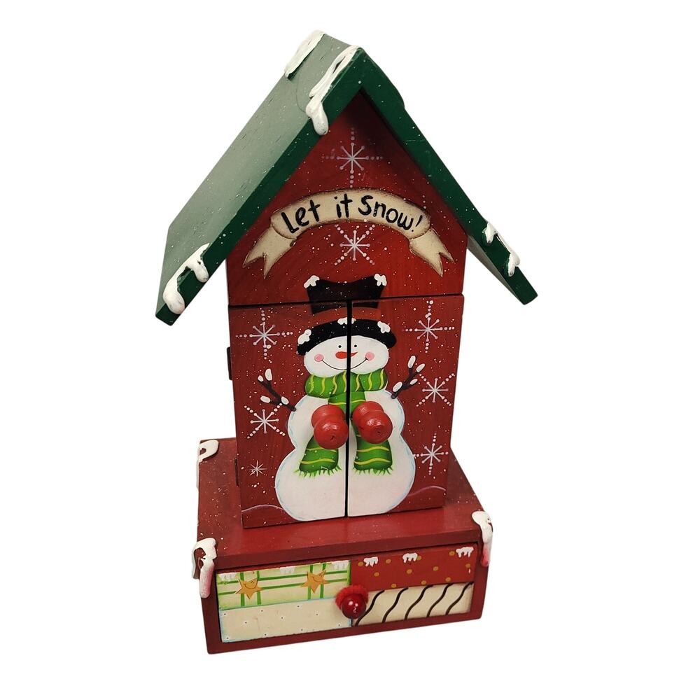 Vintage Frosty the Snowman Christmas Storage Box Holiday Display